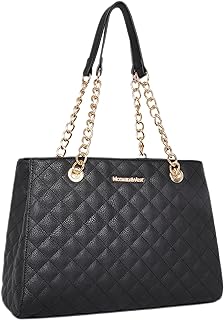 Montana West Ladies Large Quilted Tote Bag