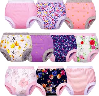 BIG ELEPHANT Toddler Potty Training Underwear, 100% Cotton for Boys & Girls