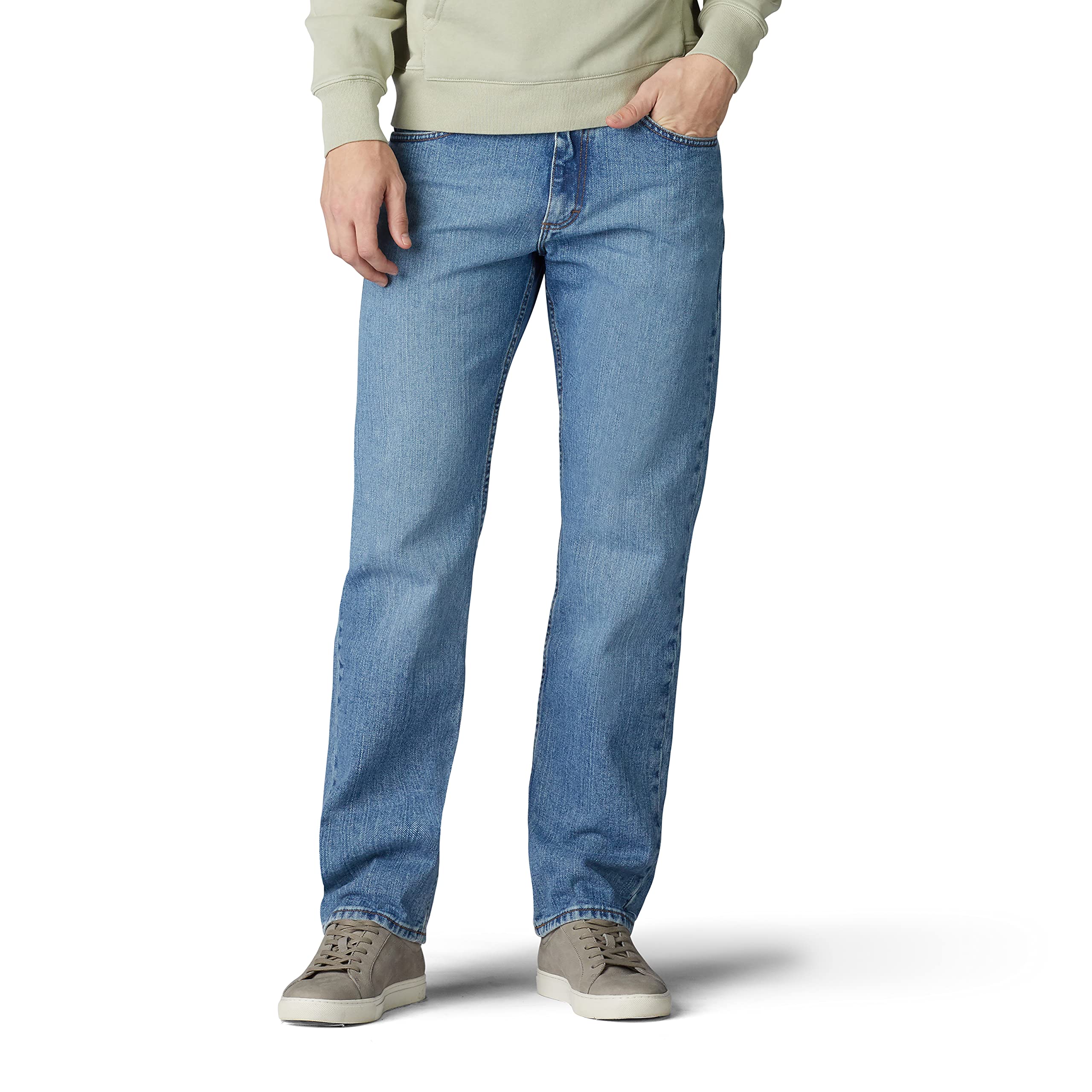 Lee - Mens Jeans - Regular Straight Fit - Legendary - Double Black