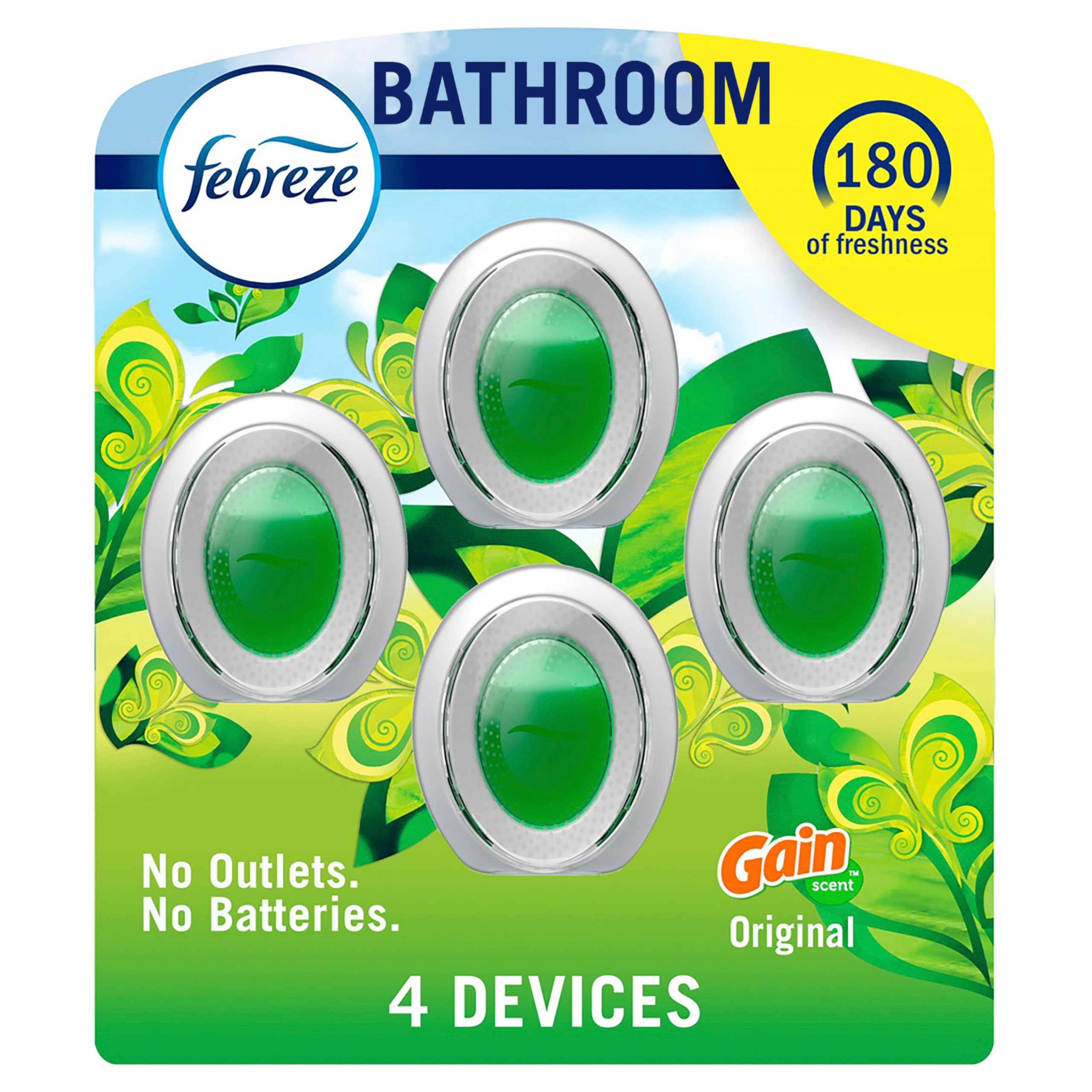Febreze Odor-Fighting, Plug in Alternative, Air Fresheners for Home and Bathroom