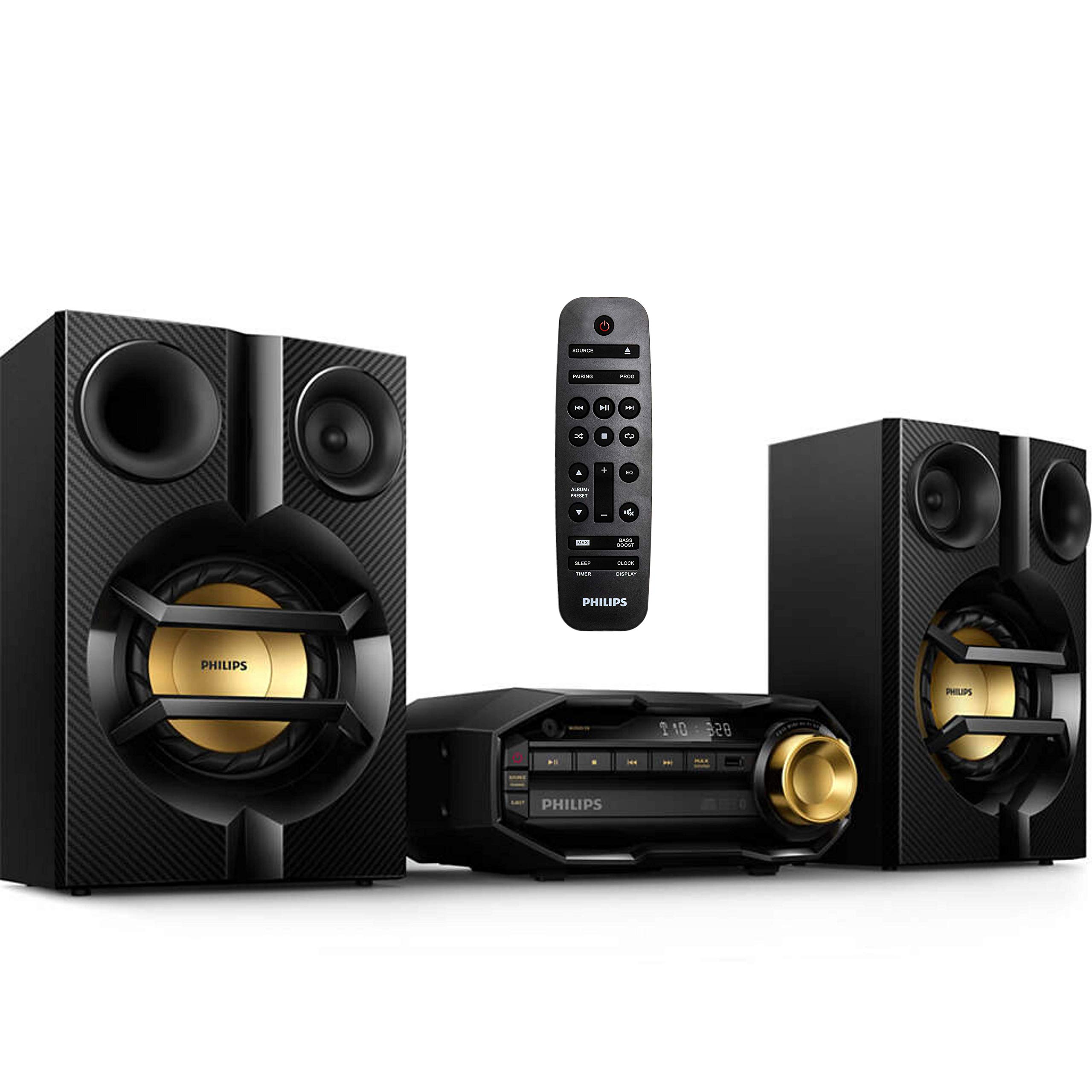 PHILIPS FX10 Bluetooth Stereo System for Home with CD Player , MP3, USB, FM Radi