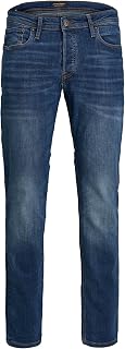 JACK & JONES Mens Slim Fit Jeans Low Rise 5-Pocket Style Casual Denim Pants for Men UK, 28 Waist to 36 Waist