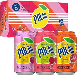 Polar Seltzer'ade Coastal Variety Pack, 12 fl oz cans, 18 pack