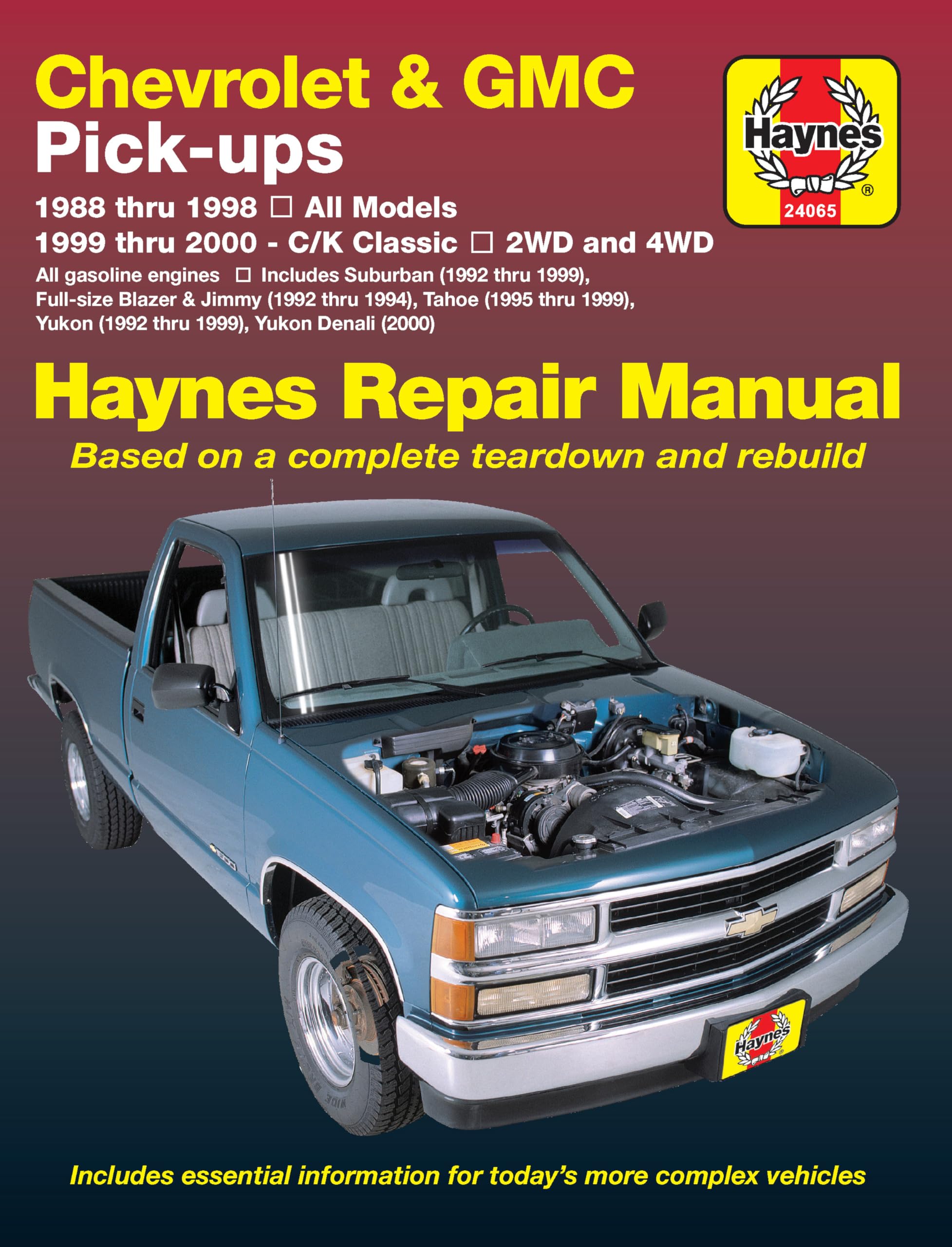 Chevrolet & GMC Full-Size Pick-Ups (1988-1998) & C/K Classics (1999-2000) Haynes