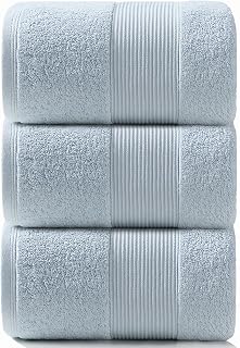 Artifi Bath Towel, 100% Cotton, 3 Piece Set, Scandinavian Style, Lightweight, Quick Drying, Instant Absorption, Hand Towel, Gift, Cotton, Large, Suitable for Home, Hotel, Commercial, Sports, All