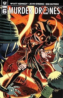 Murder Drones #6A Oni | Comic Book 1st Print Glitch Last Issue