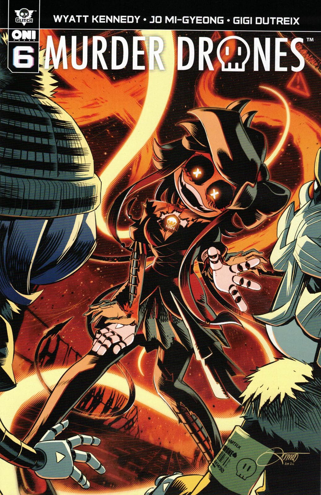 Murder Drones #6A Oni | Comic Book 1st Print Glitch Last Issue