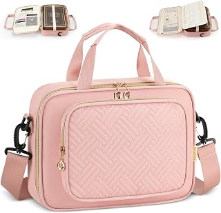Large Bible Cover Case for Women Bibles Bag,Study Supplies Journaling Carrying Case with Shoulder Strap,Mothers Day Christian Gifts