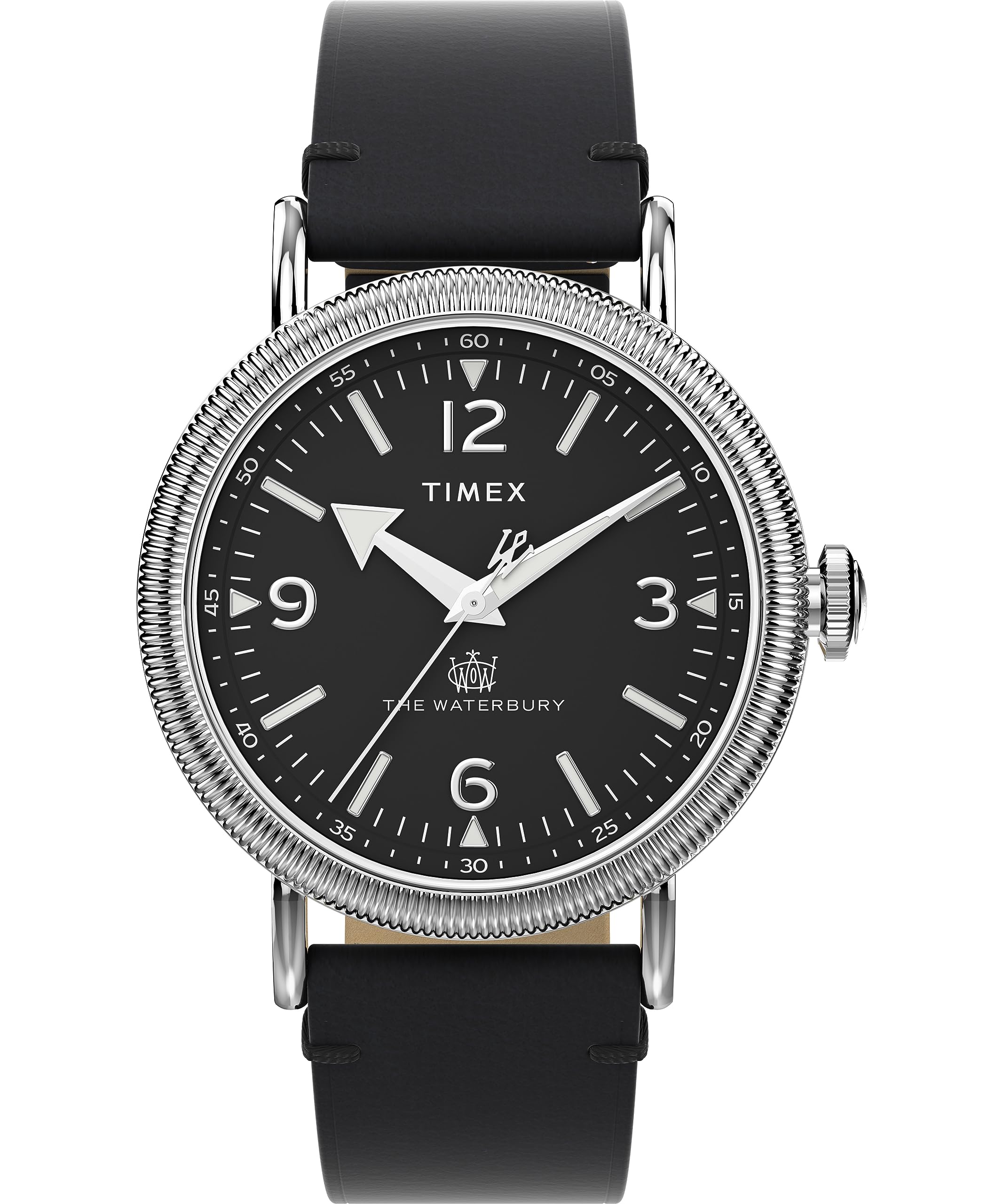 Timex Men's Waterbury 40 mm Watch - Brown Leather Two-Piece Quick Release Strap 