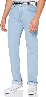 Levi's Men's Jeans 501 Original with Button Placket, Straight Fit