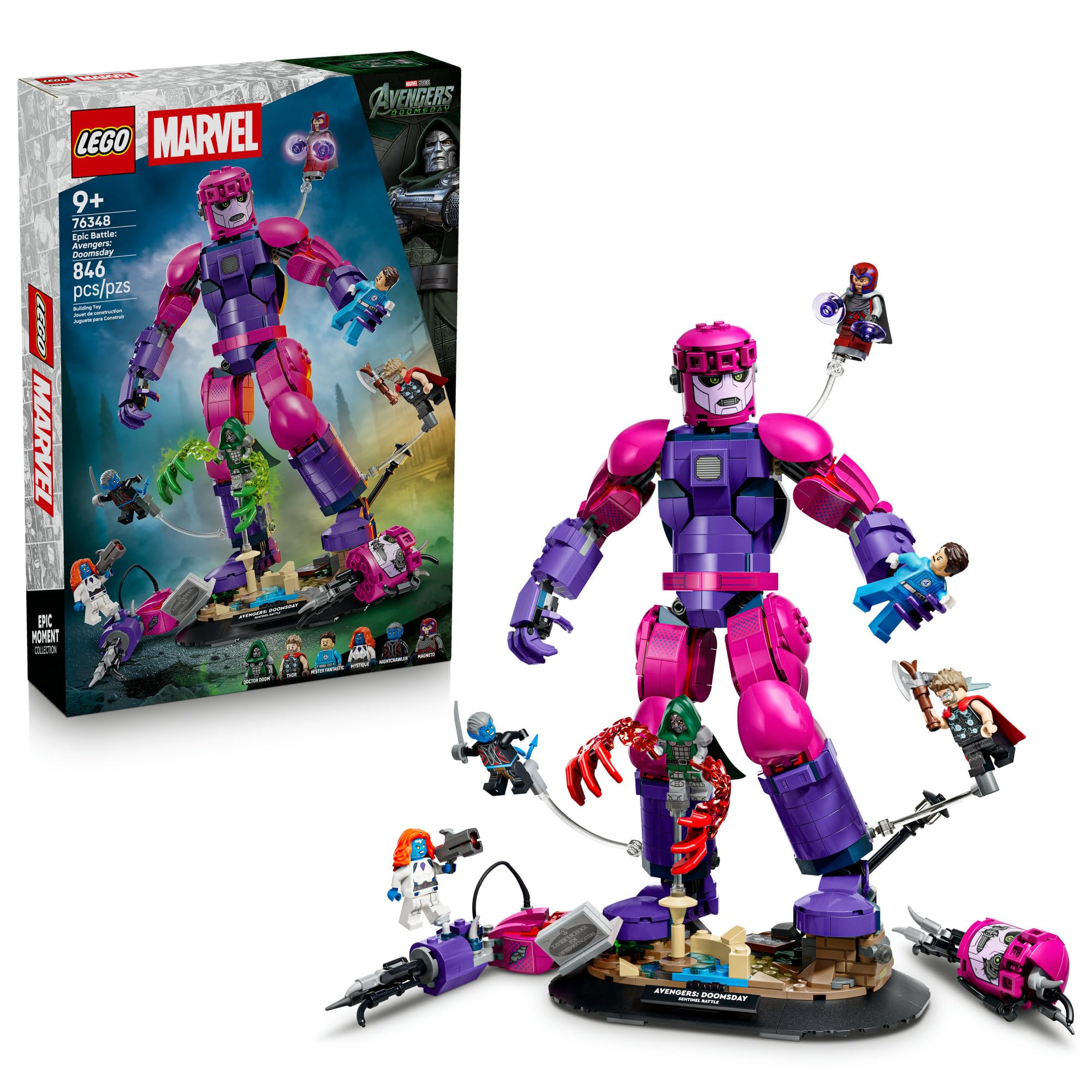 LEGO Marvel Epic Battle: Avengers: Doomsday 76348 | Building Toy for Boys & Girl