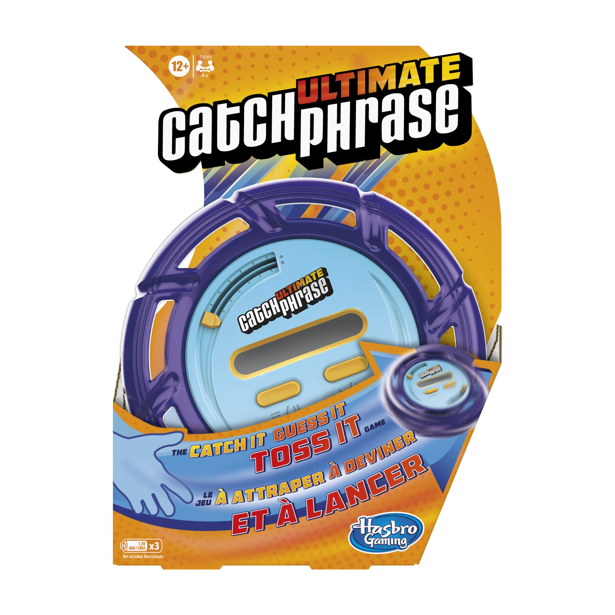 Hasbro Ultimate Catch Phrase Electronic Party Game for Ages 12 and Up, English a