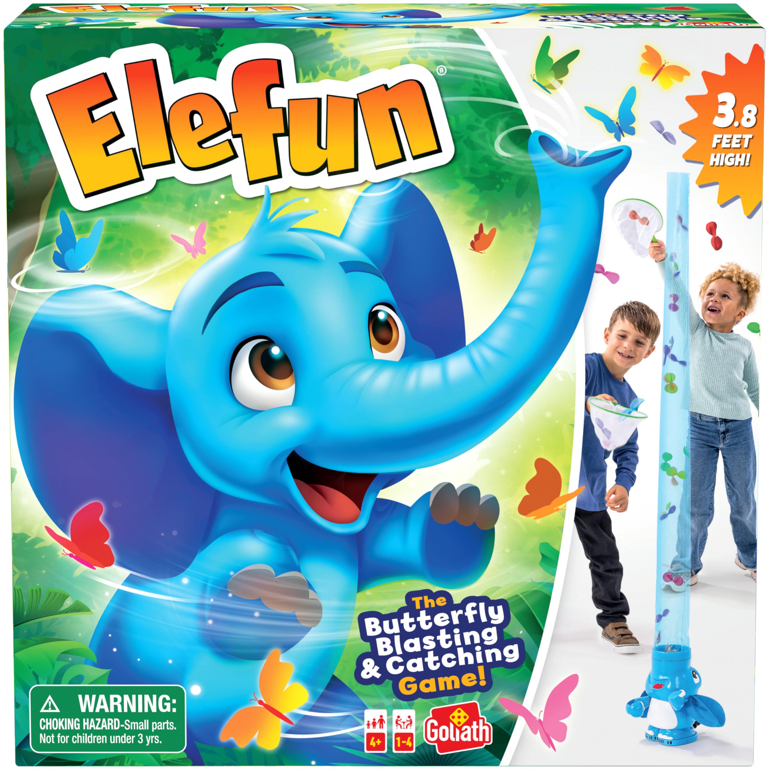 Goliath Elefun | Butterfly Blasting & Catching Game for Kids | 1-4 Players, Ages