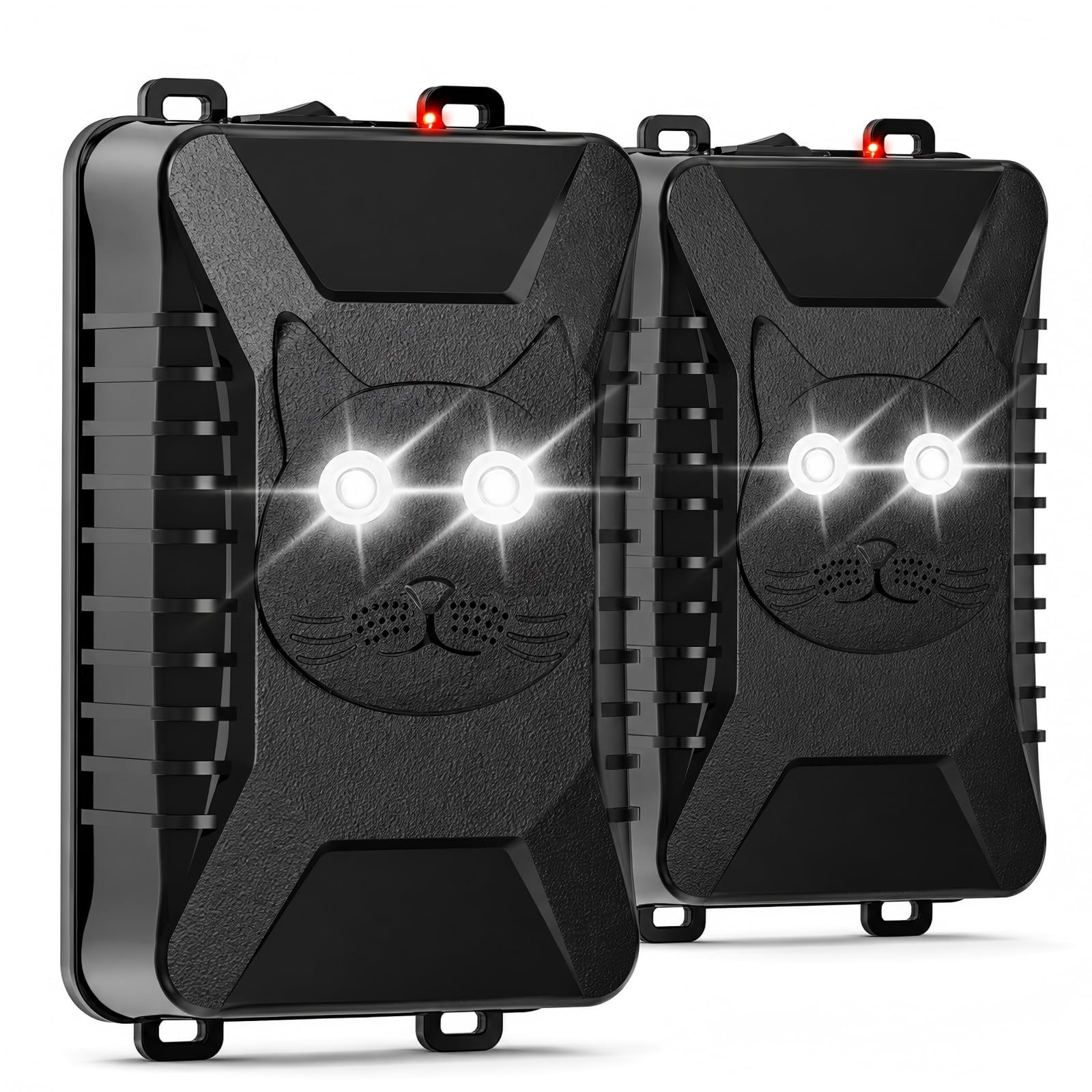 Ultrasonic Rodent Repellent for Car Engines with Strobe Light - 2 Pack Battery P