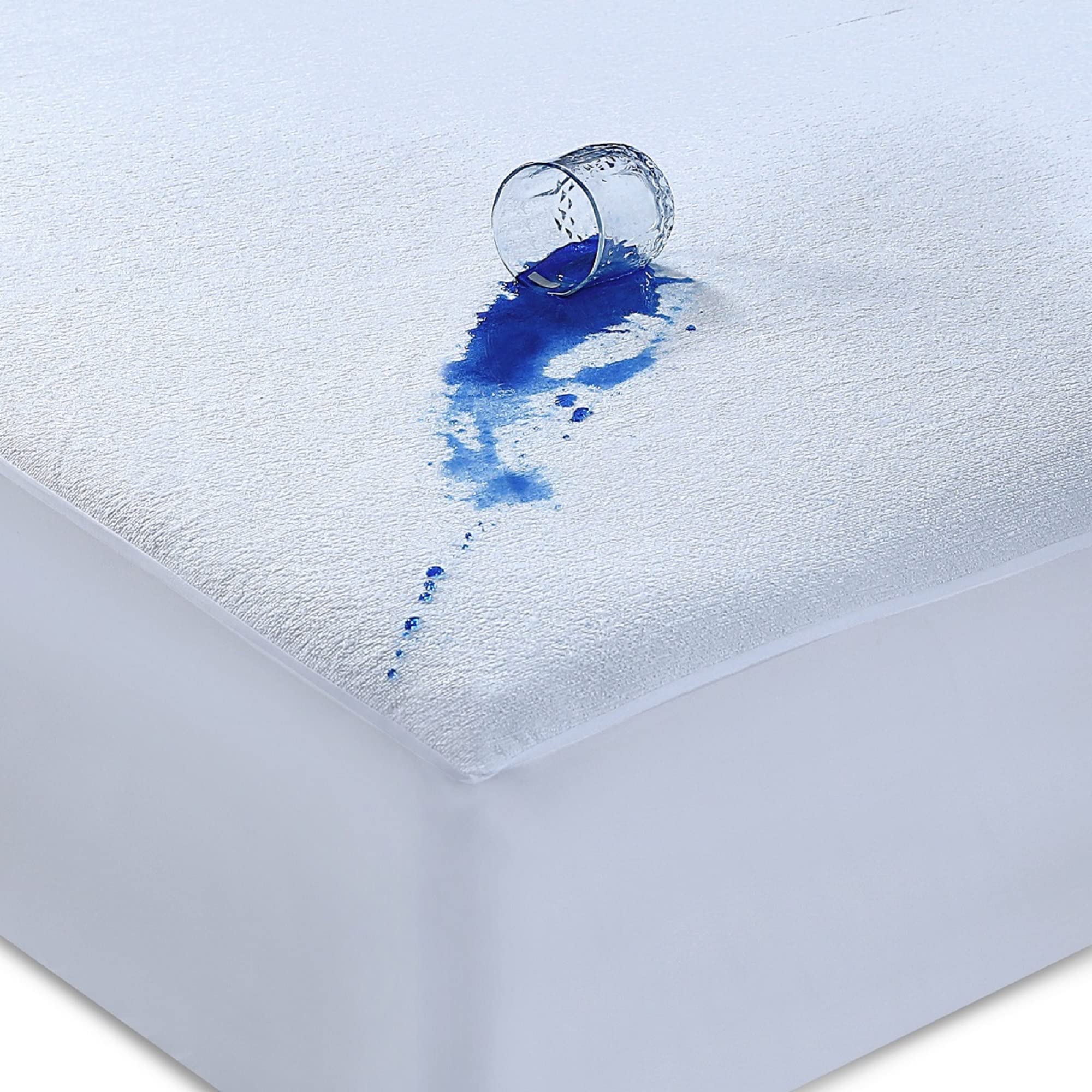 Caroline Shatuik Waterproof Mattress Protector Single,30cm Extra Deep Stretch Sk