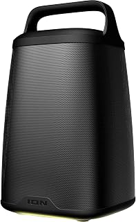ION Audio Acadia 30-Watt Portable Bluetooth Speaker - Waterproof, 360 Degree Stereo Sound, Multi-Color LED Lights, Bass Boost (Model: iSP134A) (Renewed)