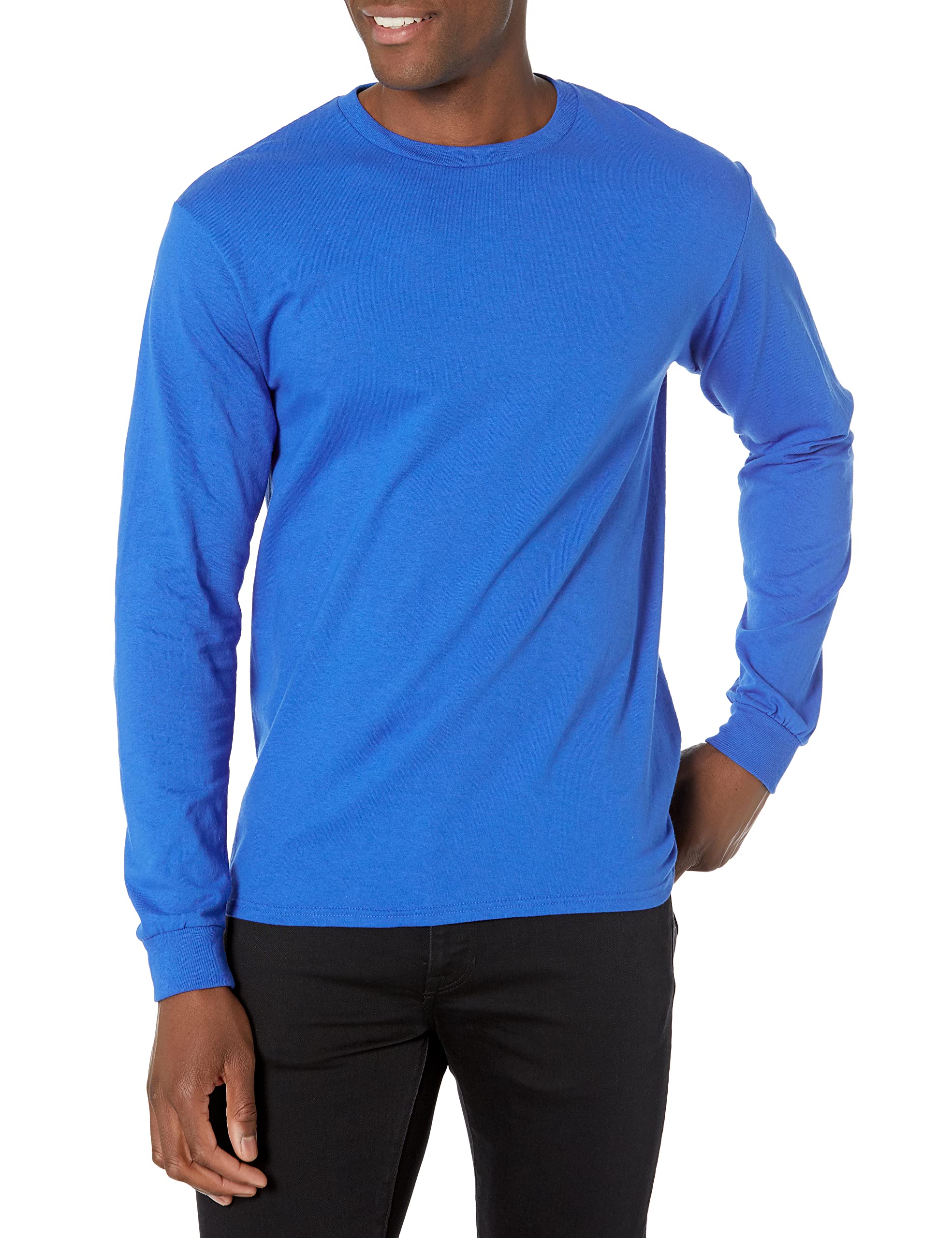 SOFFE Mens Midweight Cotton Long Sleeve T-Shirt (Pack of 1)