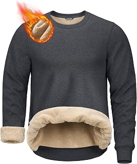 G Gradual Sherpa Lined Sweatshirts for Men Fleece Pullover