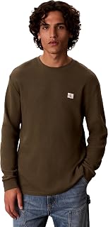 Calvin Klein Lv040em217 LS Waffle Badge Crewnk T