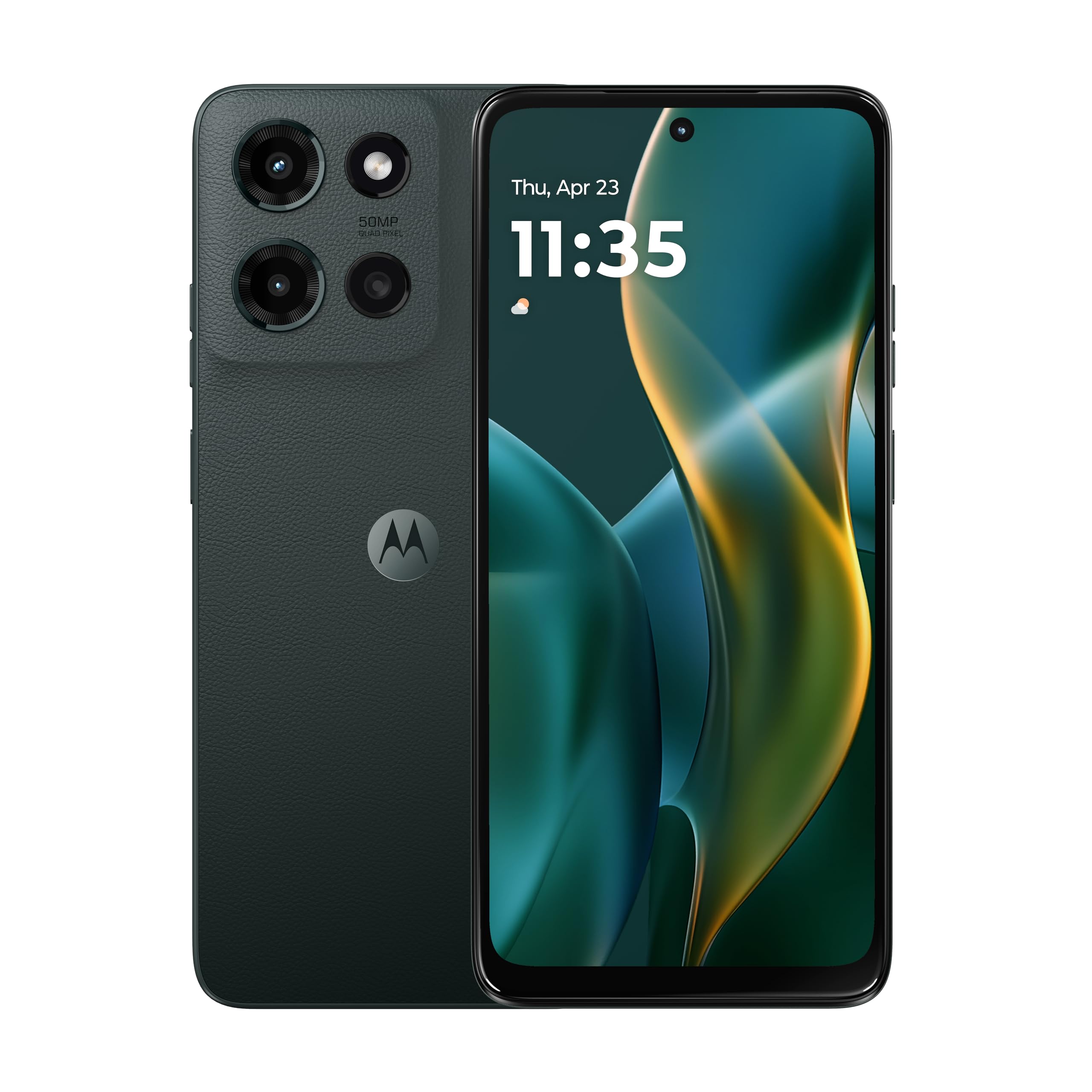 Motorola Moto G 2025, 128GB + 4GB RAM, Forest Gray - Unlocked (Renewed)
