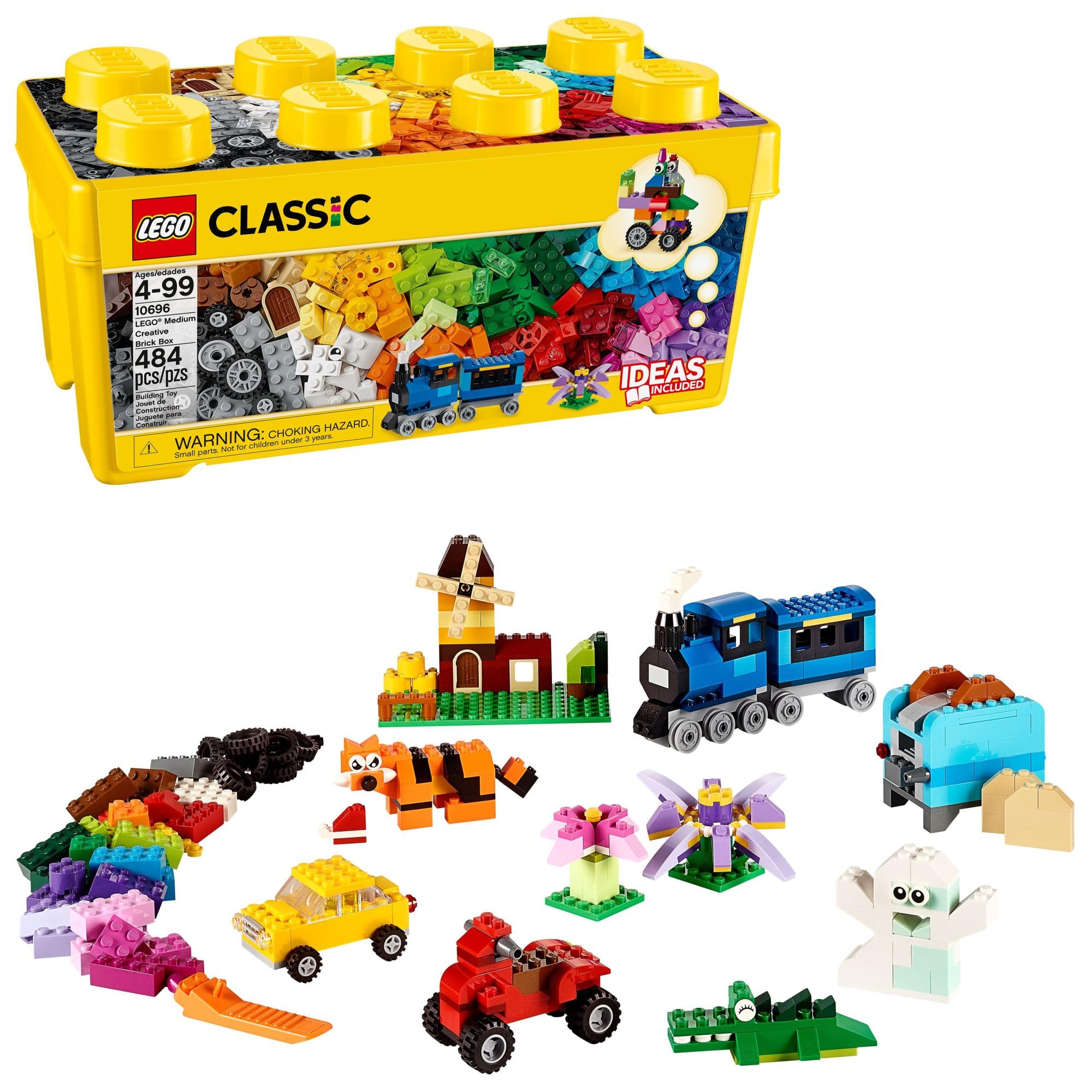 LEGO Classic Medium Creative Brick Box 10696 | Building Toys for Boys & Girls, A