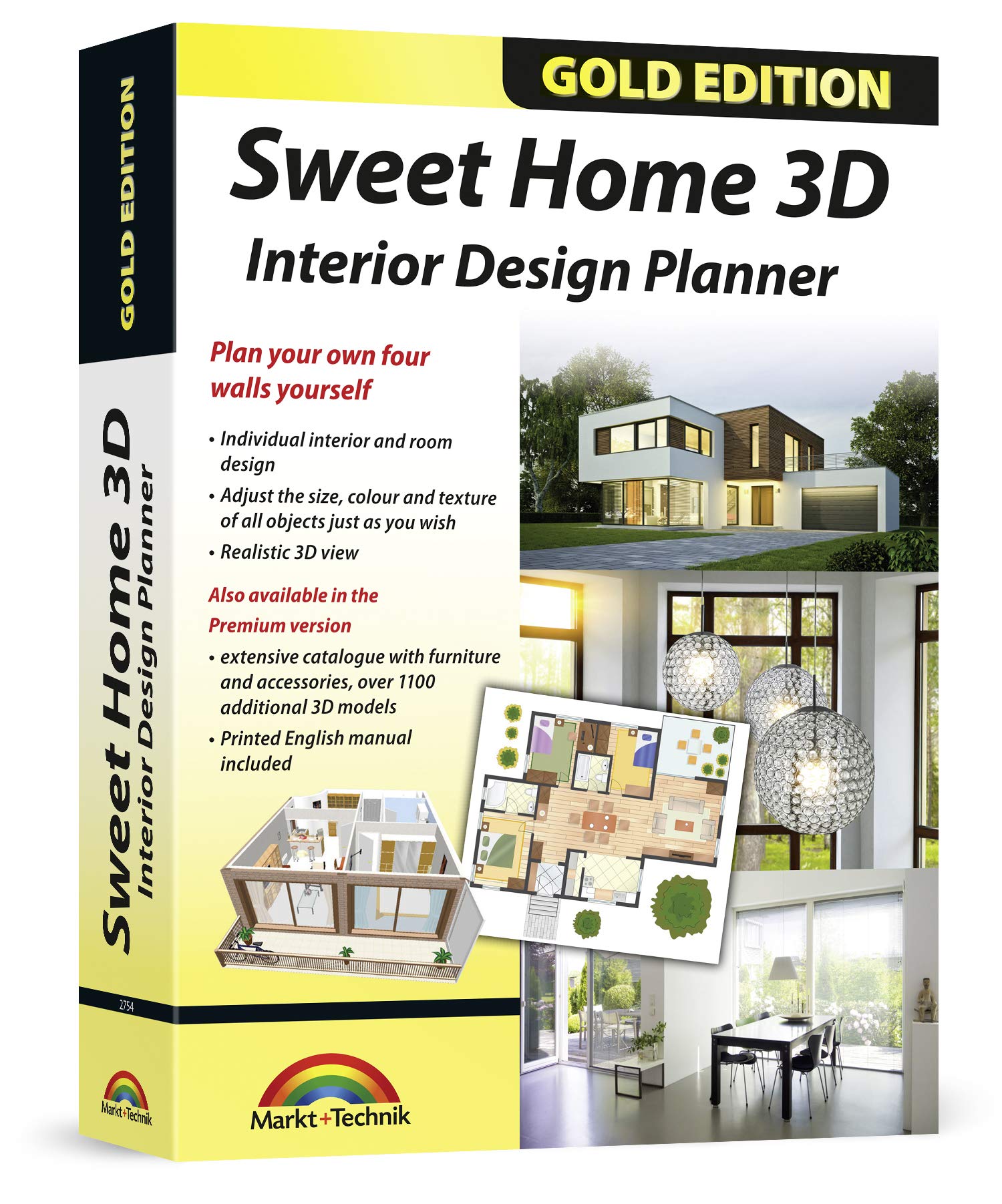 Sweet Home 3D - Interior Design Planner with an additional 1100 3D models and a 