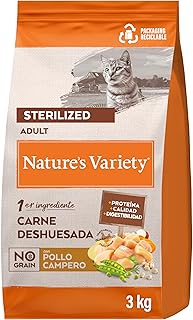 Nature's Variety No Grain Sterilized Cat Food with Chicken - 3 kg