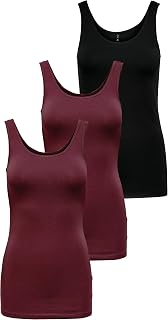 ONLY Onllive Love Long Tank Top Noos Tank Top for Women