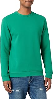 ONSCERES Men's Basic Regular Fit Long-Sleeved Sweatshirt without Hood