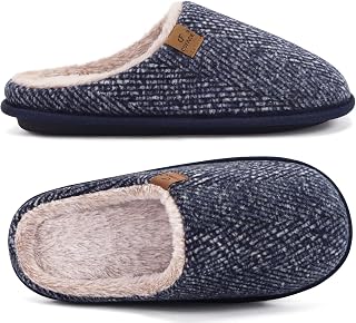 COFACE Chaussons Homme Pantoufles à Hiver Chaussures Chaudes pour Maison