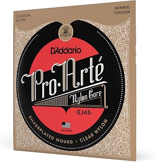 D'Addario Pro-Arte Classic Nylon Strings, Normal Tension | Pro-Arte strings provide a warm sound, precise intonation and a consistent feel.