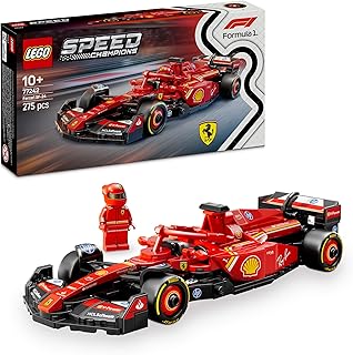 LEGO Speed Champions Car F1 Ferrari SF-24-77242 | 275 Piece F1 Driver Collector Minifigure Toy for Boys or Girls 10+ Year Old Racing Vehicle Gift