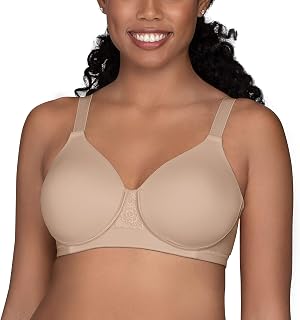Vanity Fair Women's Full Figure Beauty Back Smoothing Bra, 4 Way Stretch Fabric, Lightly Lined Cups Up to H Bra (Pack of 1)