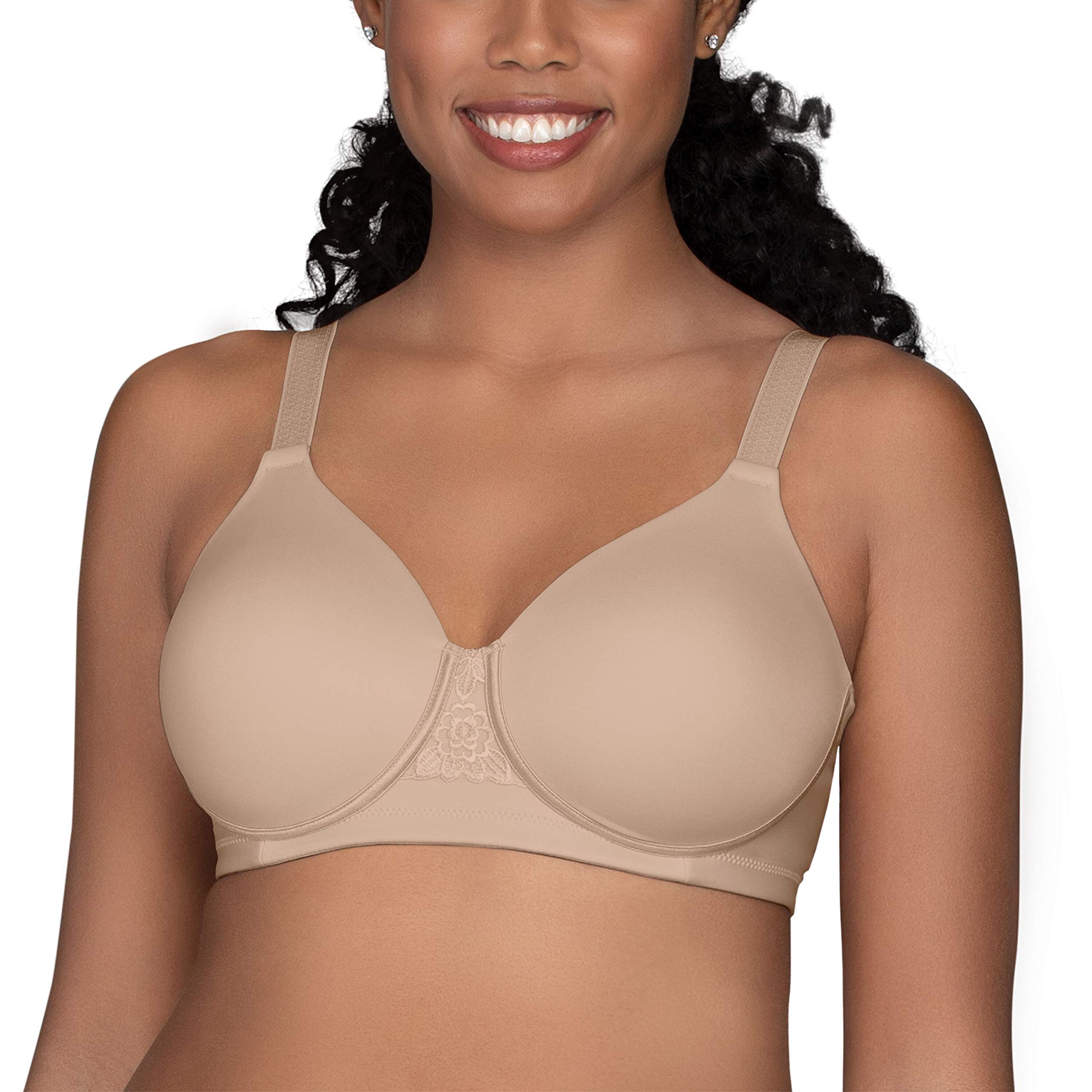 Vanity Fair Women's Full Figure Beauty Back Smoothing Bra, 4 Way Stretch Fabric,