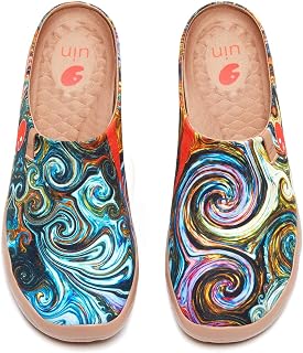 UIN Ultra Lightweight Men's Art Shoes, Slippers, Men's Room Shoes, Spring, Summer, Indoor, Outdoor, Sandals, Easy to Walk
