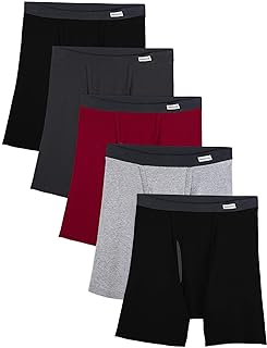 Fruit of the Loom Men's No Ride Up Boxer Brief