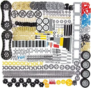 SEEMEY 844Pcs Pins-Gears-Axles-Tires Set Compatible with Lego-Technic Parts | Fun Addition, 844-piece variety, Building Blocks Bulk, Replacement parts kit