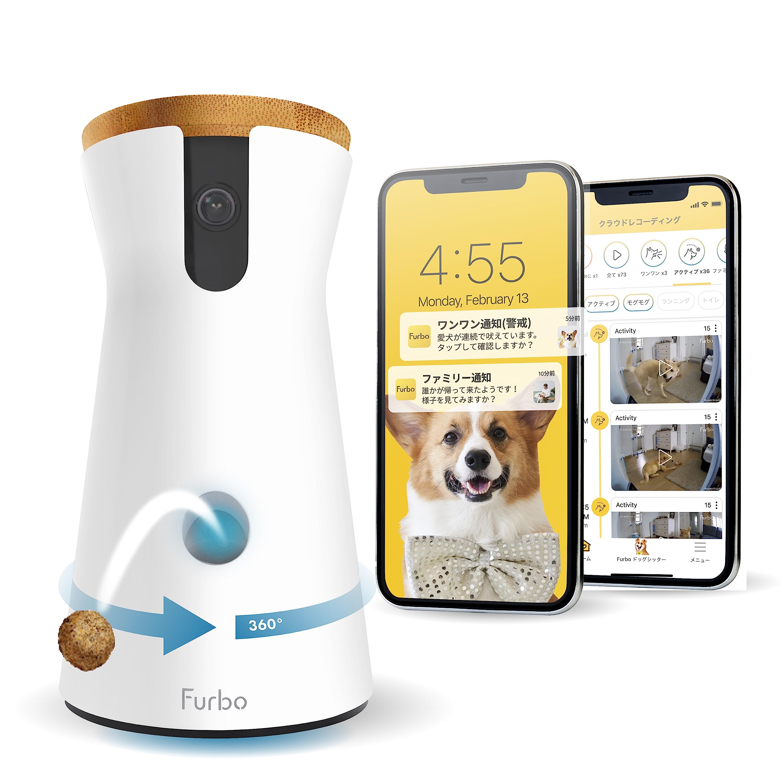 Furbo Dog Camera 360° View Premier Subscription Package Furbo Pet Dog Cat Subscr