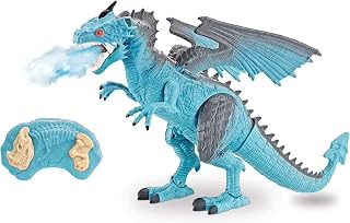 Dragon World Smoke Effect IR Remote Control RC Walking Ice Dragon