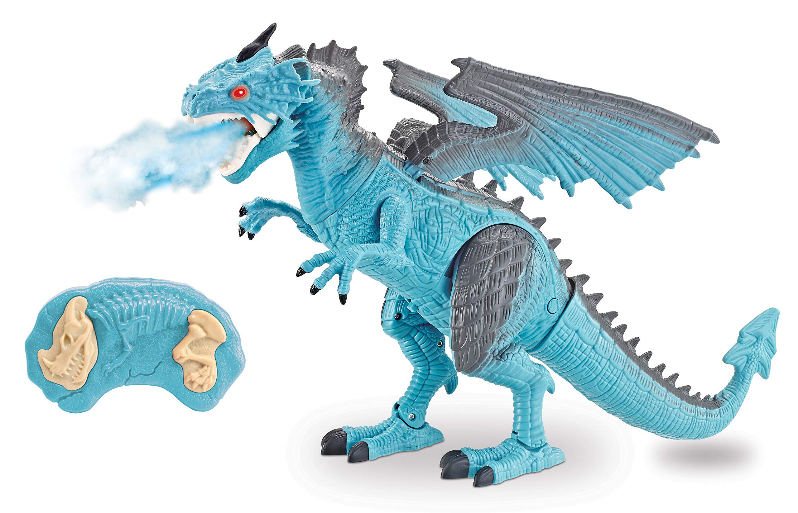Dragon World Smoke Effect IR Remote Control RC Walking Ice Dragon