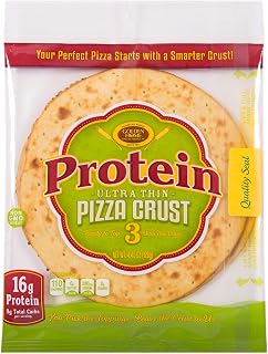 Golden Home Bakery Products Protein Ultra Thin Pizza Crust, 7" (3 Pack)