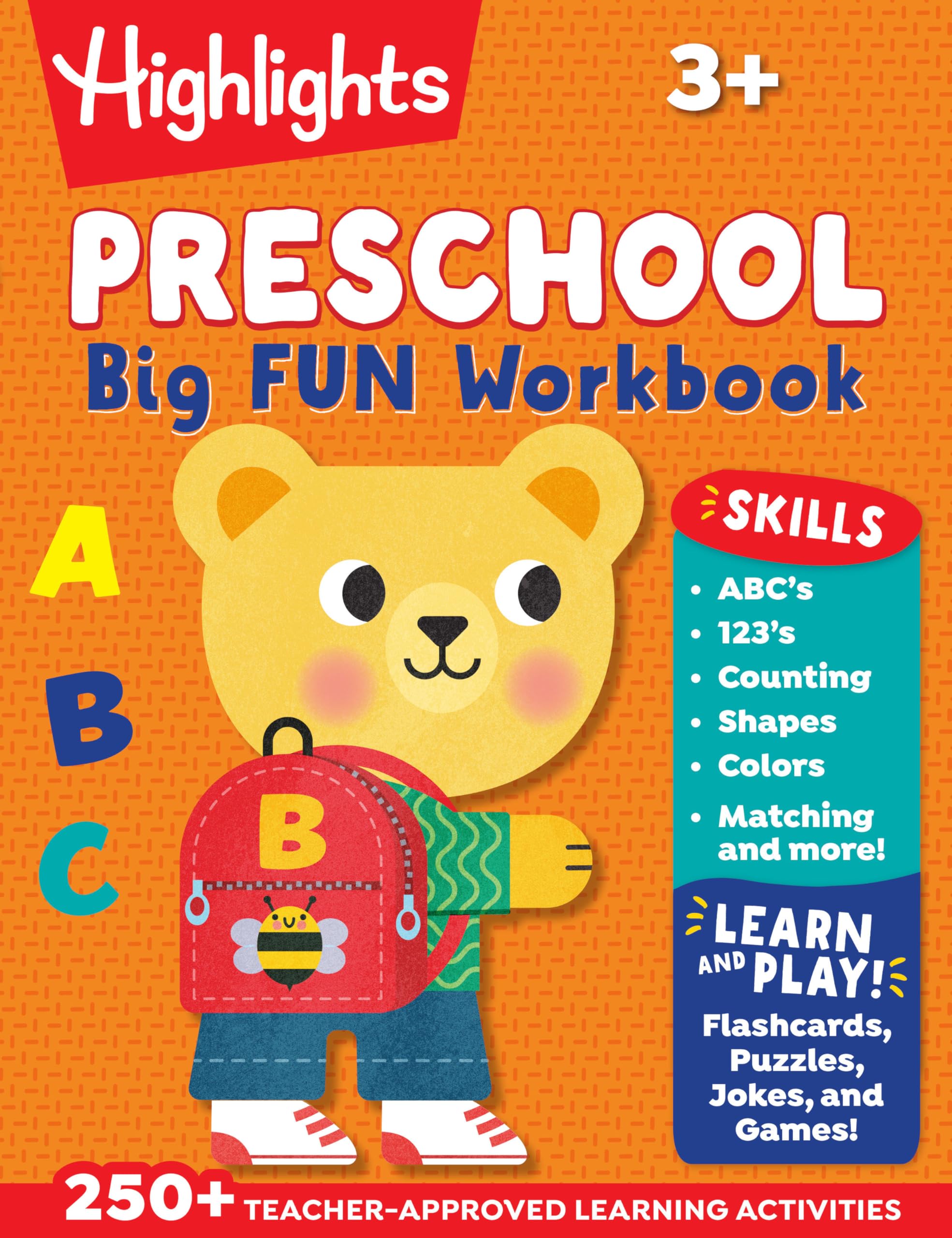 Preschool Big Fun Workbook: Preschool Learning Workbook with Over 250 Practice G