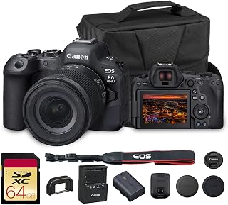 Canon EOS R6 Mark II Mirrorless Camera with 24-105mm Lens Bundle