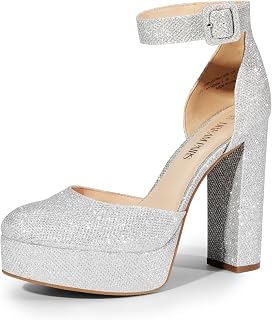 DREAM PAIRS Women's Sexy High Heel Pumps Platform Shoes Elegant Look for Work, Outdoor, Ceremony Comfort and Style
