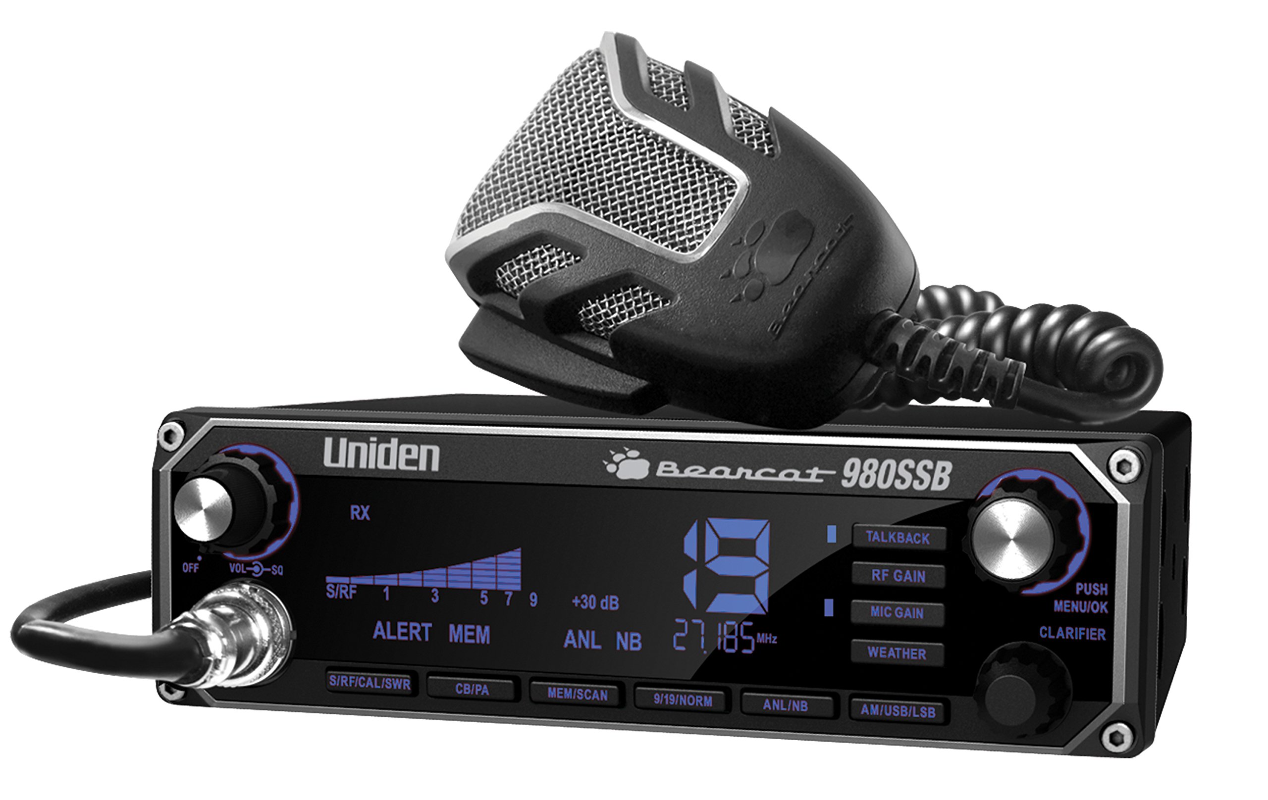 Uniden BEARCAT 980 40- Channel SSB CB Radio with Sideband NOAA WeatherBand,7- Co