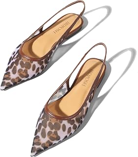 Slingback Flats for Women, Stylish Pointed Toe Design