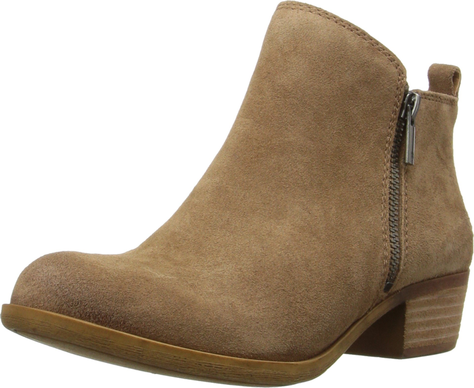 Lucky Brand Womens Basel Almond Toe Leather Western Boots