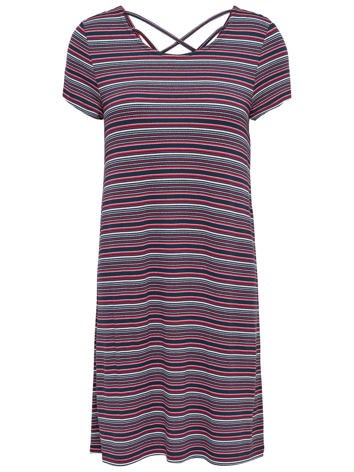 Only Women's Onlbera Back Lace Up S/S Dress Jrs Noos Dress