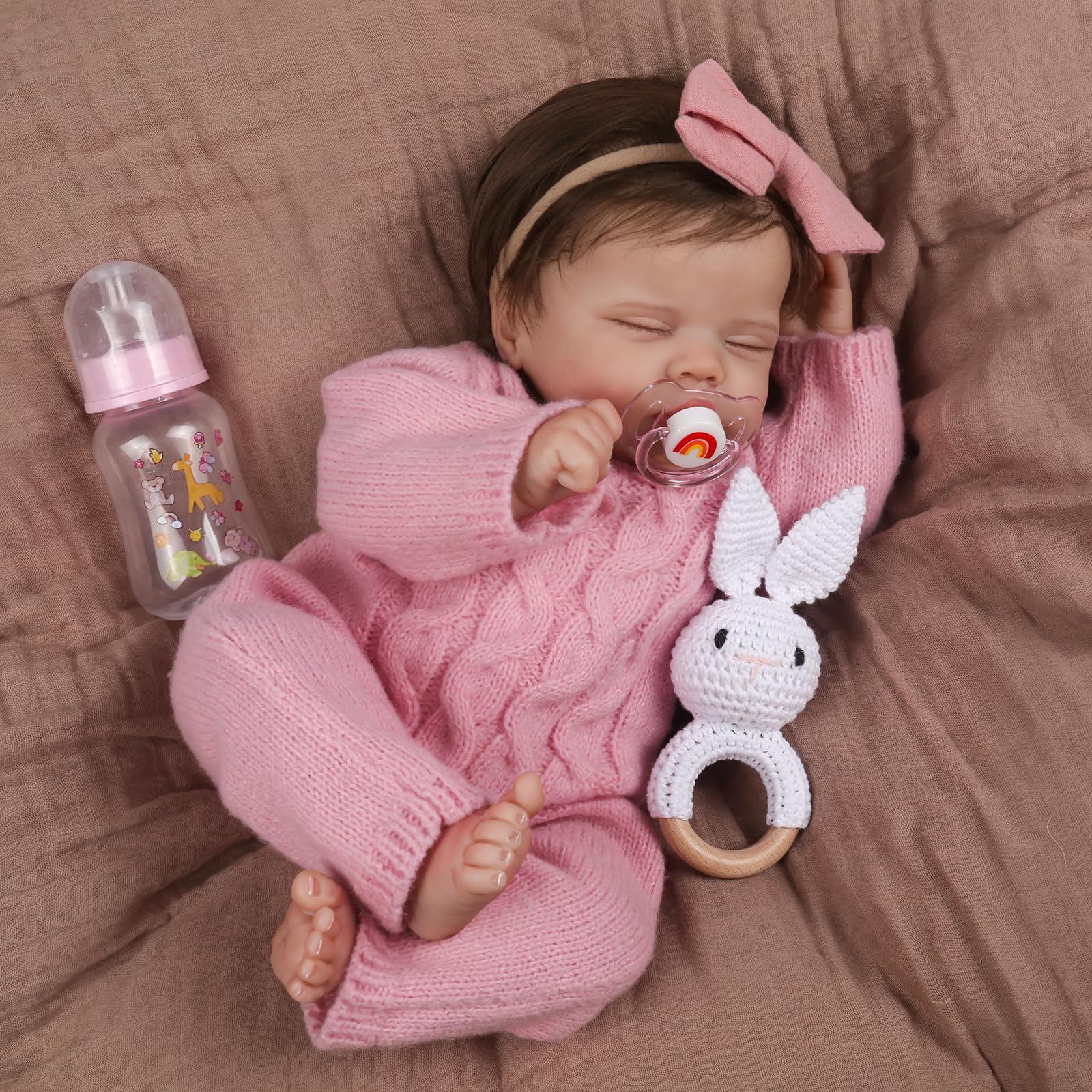WOOROY Realistic Reborn Baby Dolls Aria, 18-Inch Real Life Newborn Girl | Lifeli