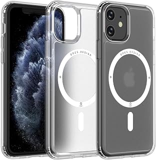 ONES for iPhone 11 Case, Translucent Matte Magnetic Phone Case Compatible with Magsafe, Military-Grade Shockproof Cover, Anti-Yellowing Hard Slim Protective Matte Case for iPhone 11